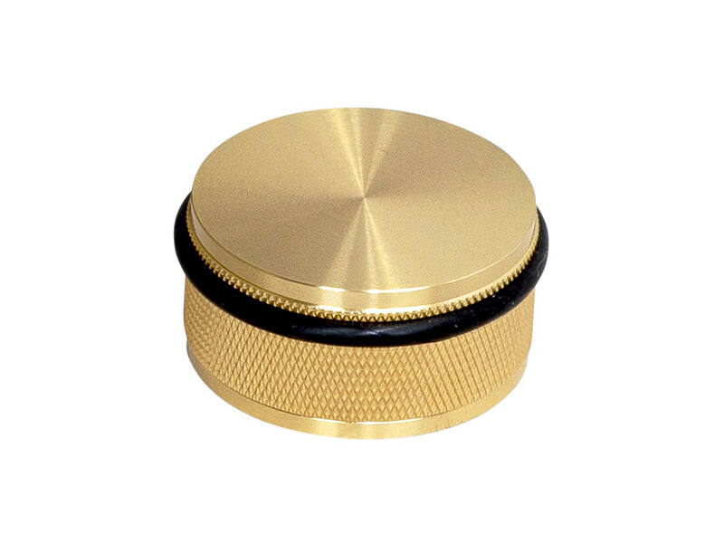 Deurstop vloer Cross Messing diamond-cut 50mm