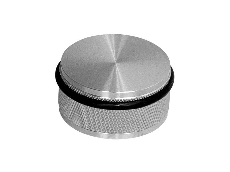 Deurstop vloer Cross RVS diamond-cut 50mm