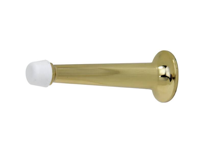 Deurstopper Messing 80mm wandbevestiging