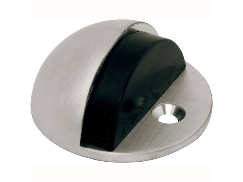 Deurstopper Mat nikkel gelakt halfrond Rond 46mm