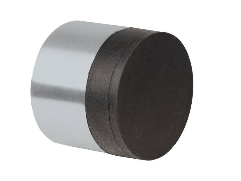 Deurstopper RVS rond wandmontage 30x26mm