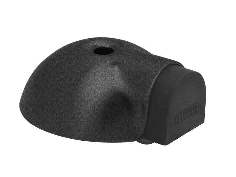 Deurstopper Zwart schildpad model 63mm