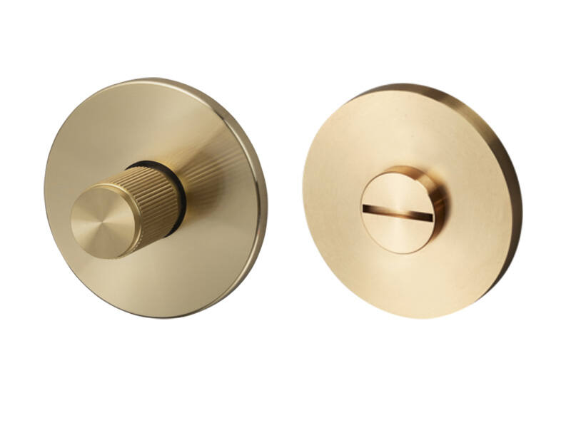 WC-sluiting Linear Messing stripe milled rond 57mm
