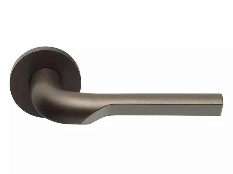 Deurkruk Brons Formani Gensler Rivio geveerd op rozet GL100G 138mm