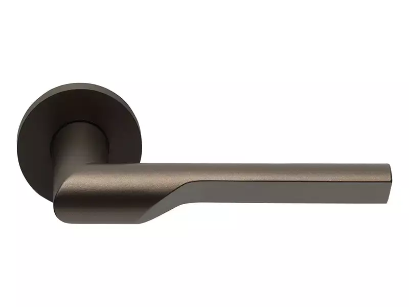 Deurkruk Brons Formani Gensler Rivio geveerd op rozet GL101G 152mm