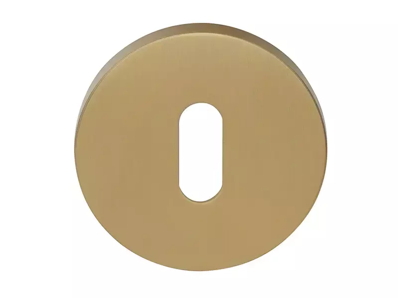 Sleutelrozet Mat goud PVD Formani Gensler Rivio GLN53 rond 53mm