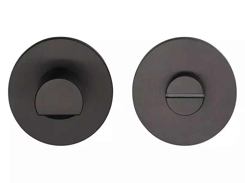 WC-sluiting Zwart PVD Formani Gensler Rivio GLWC53-ZI rond 53mm