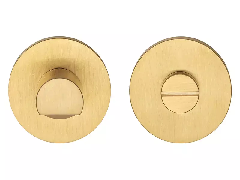 WC-sluiting Mat goud PVD Formani Gensler Rivio GLWC53-ZI rond 53mm