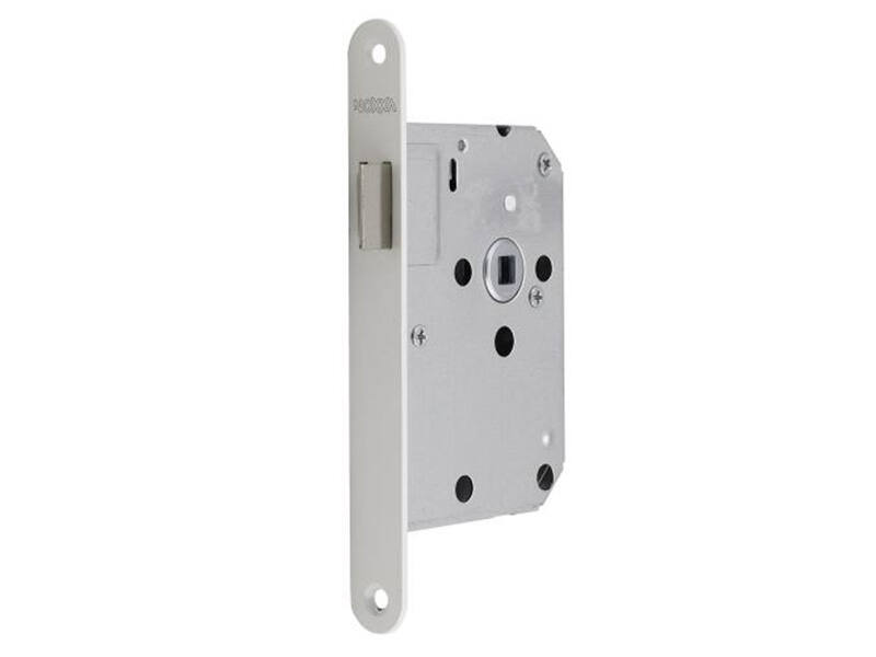 Insteek loopslot Wit doornmaat 50, 1200 serie 174x20mm, hoogwaardig slot