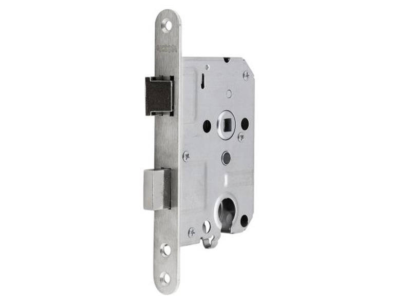 Insteek dag- en nacht cilinderslot PC55 RVS doornmaat 50 1200 serie, 174x20mm, hoogwaardig slot