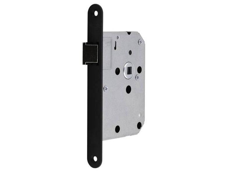 Insteek loopslot Zwart doornmaat 50, 1200 serie 174x20mm, hoogwaardig slot