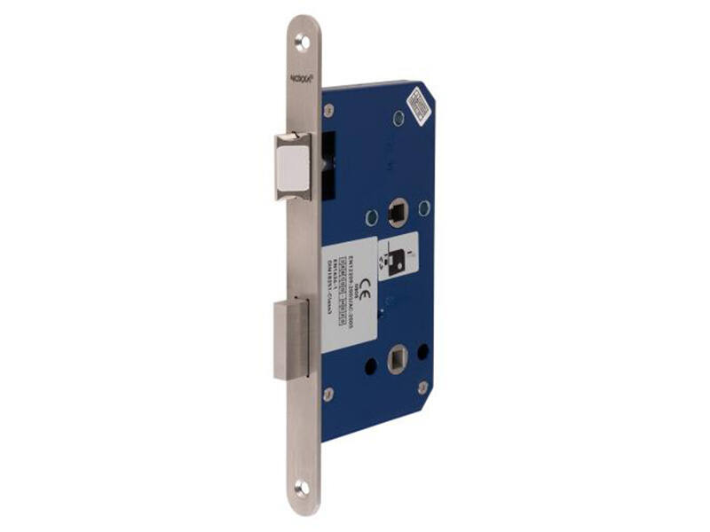 Insteek wc-badkamerslot WC72 RVS doornmaat 60, afgerond 235x20mm