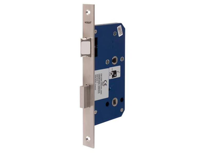 Insteek wc-badkamerslot WC72 RVS doornmaat 60, rechthoekig 235x20mm