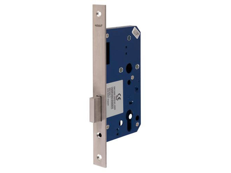 Insteek kastslot cilinder RVS doornmaat 60, rechthoekig 235x20mm
