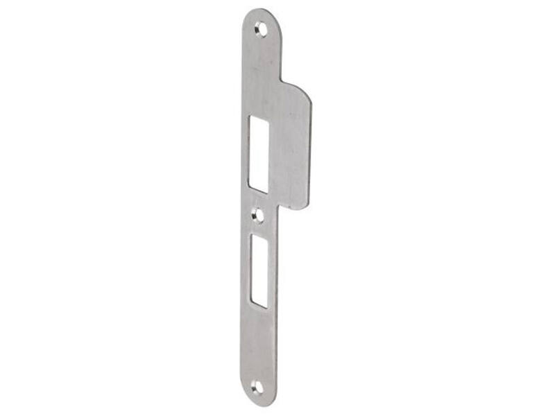 Sluitplaat RVS Din links afgerond PC55, 196x29mm