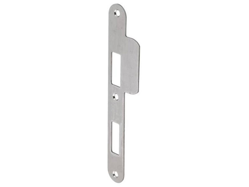 Sluitplaat RVS Din links afgerond PC72, 196x29mm