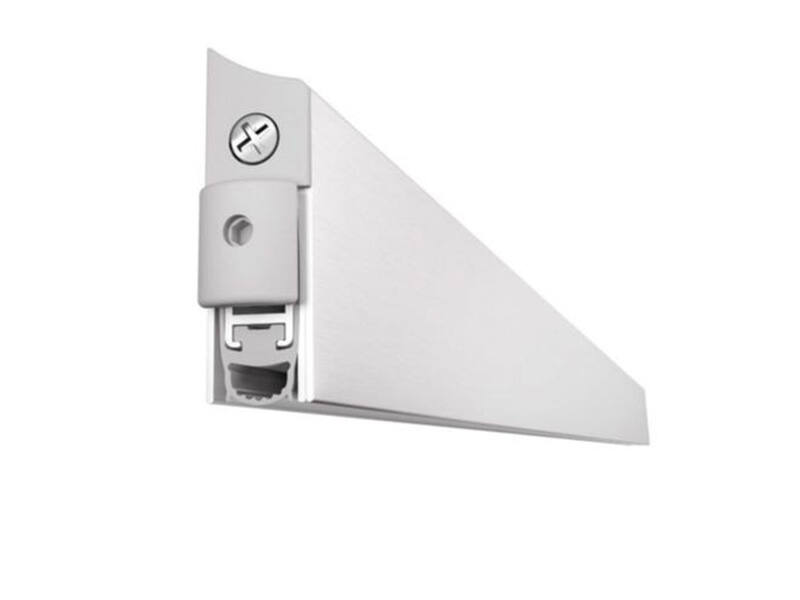 Valdorpel opbouw Wit lengte 930mm, inkortbaar 150mm, geluid (47dB) en brandwerend (60 Minuten) Noxxa