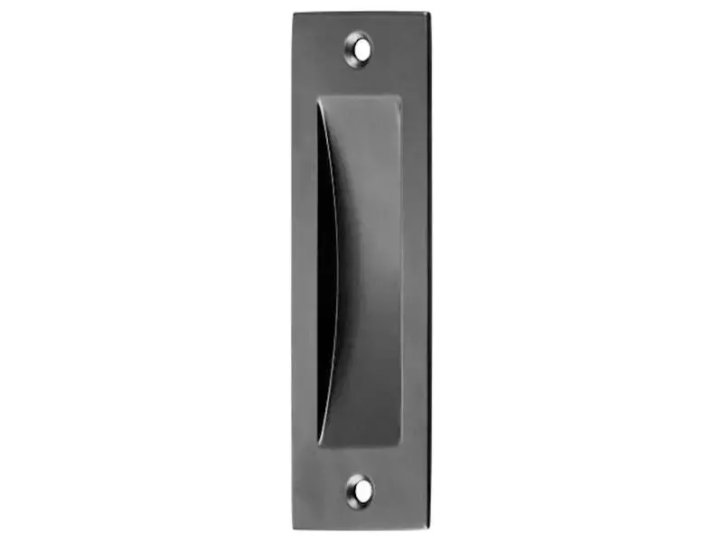 Schuifdeurkom Rechthoek Zwart aluminium 120x40mm