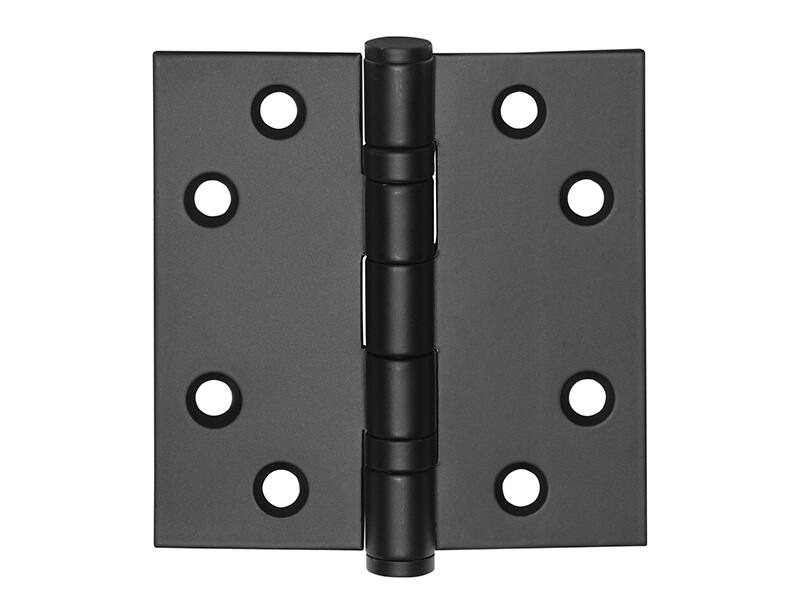 Kogellagerscharnier Mat Zwart Basics LBS8989 Platkop met rechte hoeken