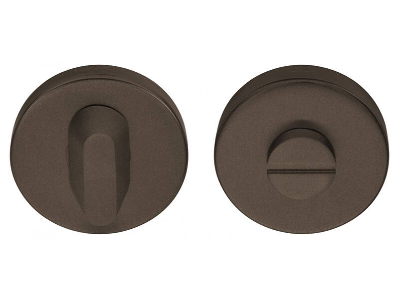 WC-sluiting Brons Intro rond 52mm, 10mm dik 5/6/7/8mm wc stift
