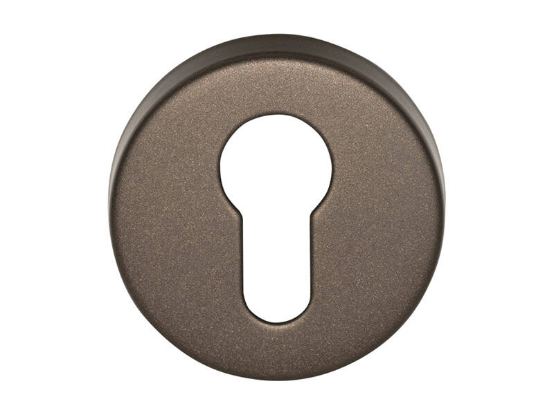Profielcilinderrozet Brons Intro rond 52mm, 10mm dik