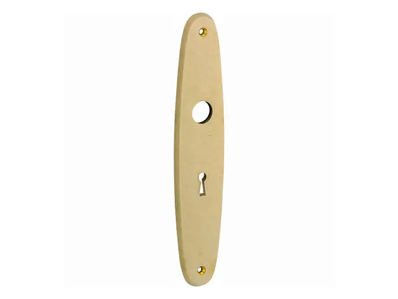 Langschild messing antiek Elips 232x45mm SL56