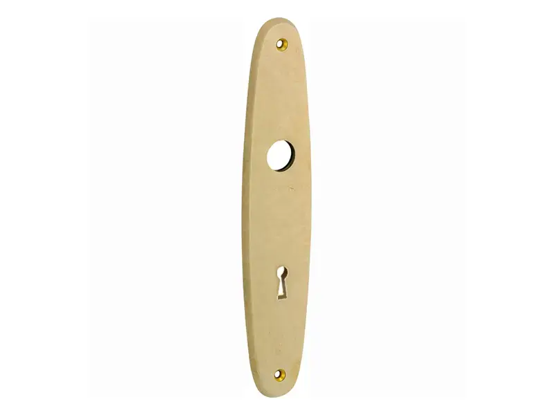Langschild messing antiek Elips 232x45mm SL72