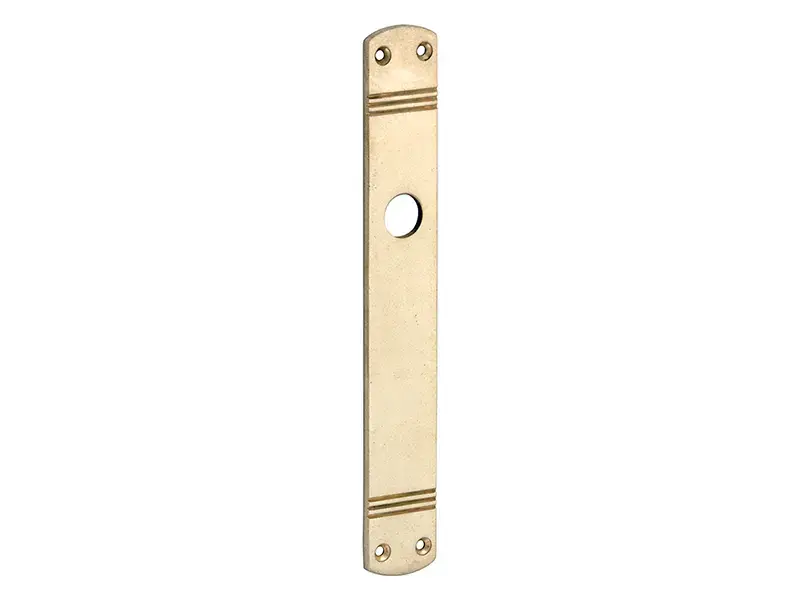 Langschild messing antiek Art-Deco 235x35mm Blind