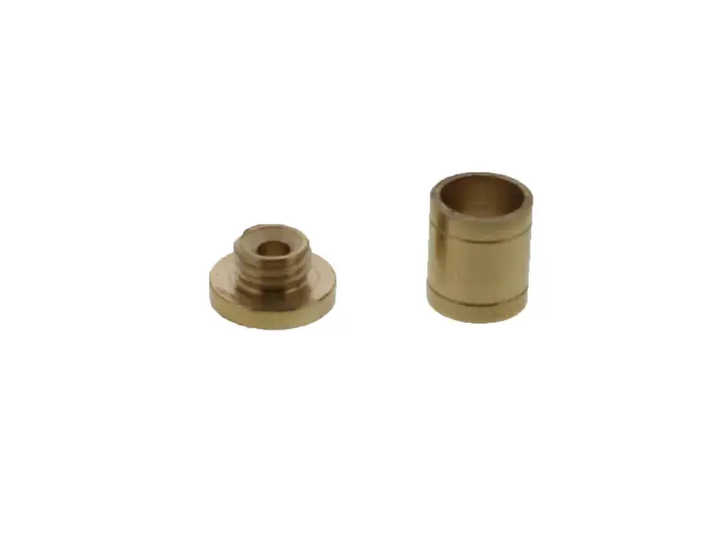 Roede bussteun Messing in de dag voor roede 10 mm