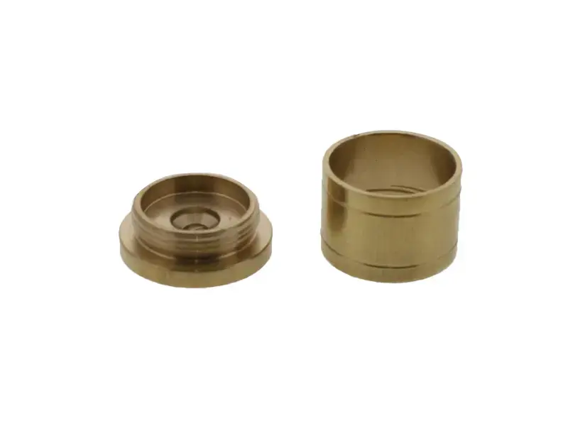 Roede bussteun Messing in de dag voor roede 19 mm