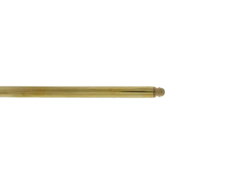Eindknop Messing Piril voor roede 10 mm