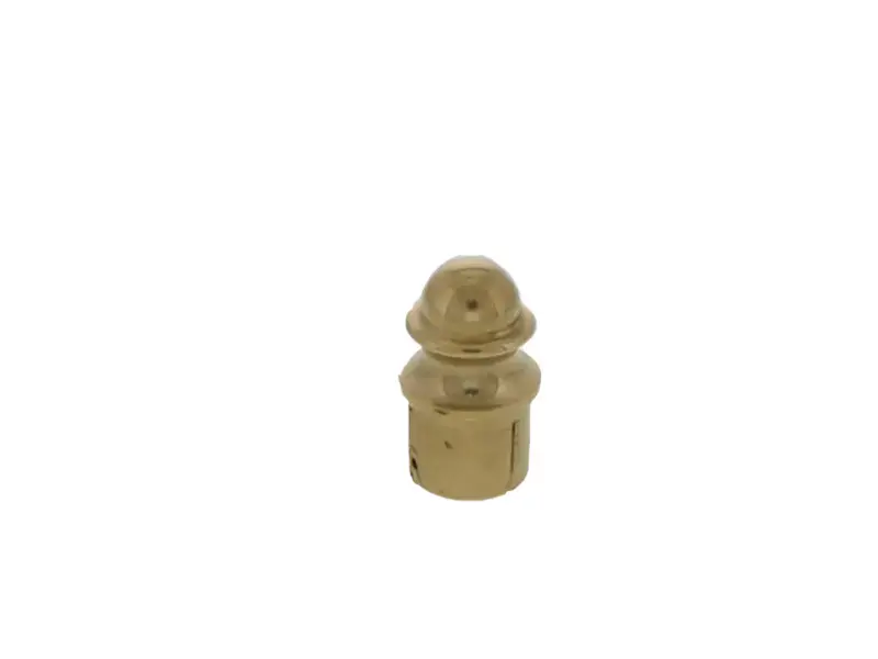 Eindknop Messing Piril voor roede 16 mm