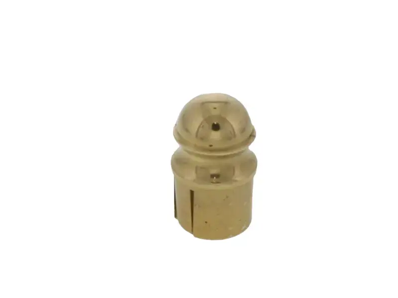 Eindknop Messing Piril voor roede 19 mm