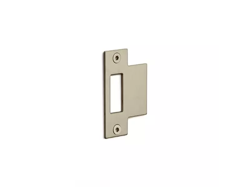 Sluitplaat Loopslot Champagne PVD rechthoekig 24x70mm