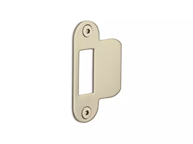 Sluitplaat Loopslot Champagne PVD afgerond 23,3x71,5mm