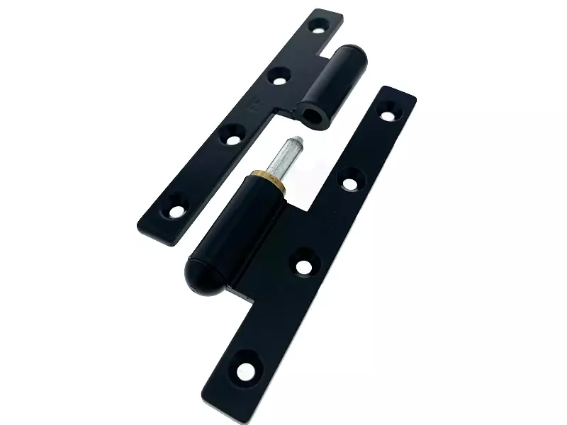 Franse Paumelle Zwart 140x70mm DIN-links A-kwaliteit
