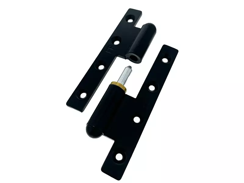 Franse Paumelle Zwart 110x60mm DIN-links A-kwaliteit