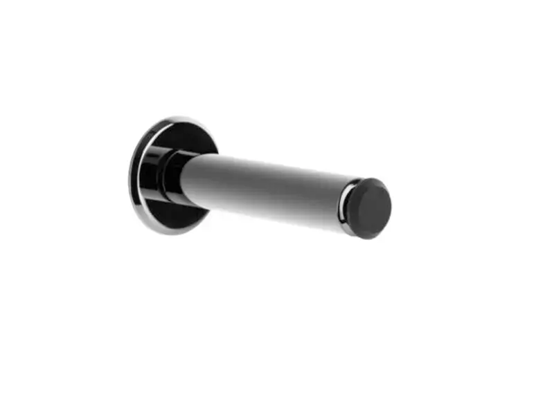 Deurstopper Fase Zwart nikkel PVD wandmodel
