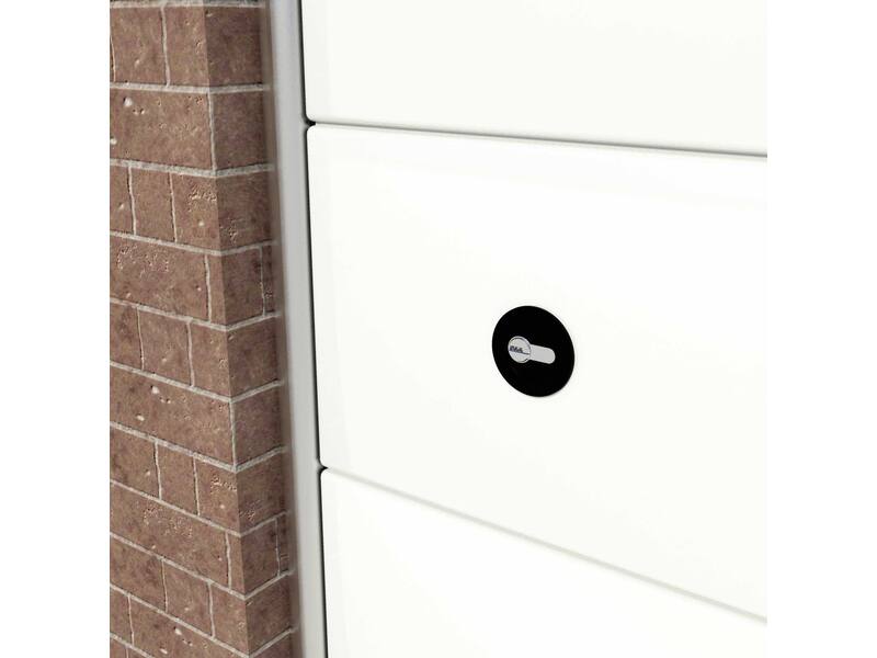 SecuMax Garagedeurbeveiliging Sectionaal Cilinder (buiten en binnen)