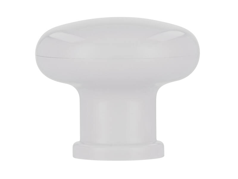Meubelknop wit kunststof 32mm 32x32x27mm