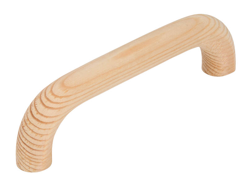 Meubelgreep grenen hout 96mm 108x13x30mm
