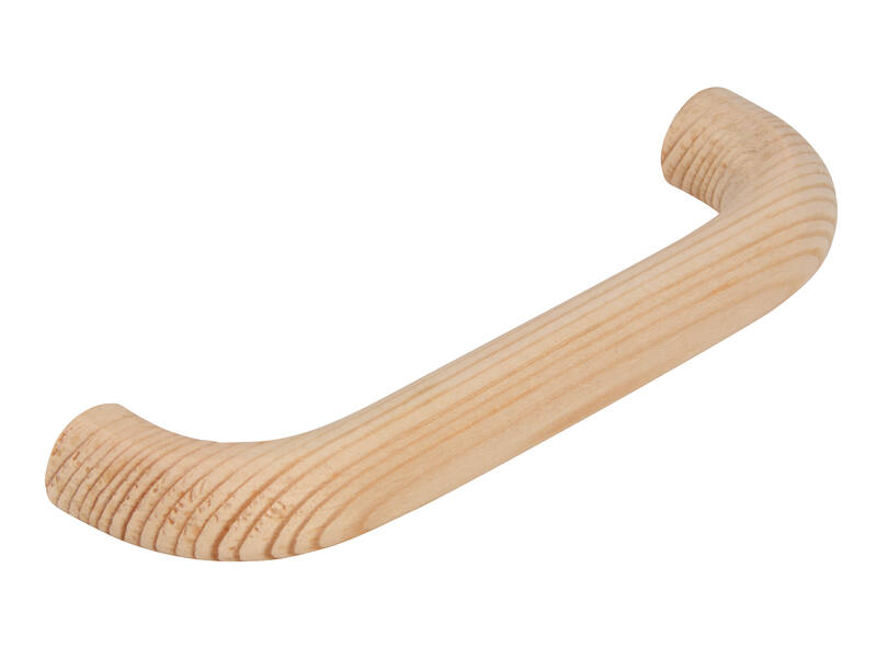 Meubelgreep grenen hout 96mm 108x13x30mm
