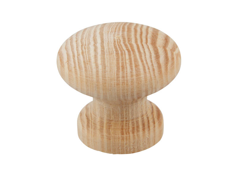 Meubelknop grenen hout 30mm 30x30x26mm