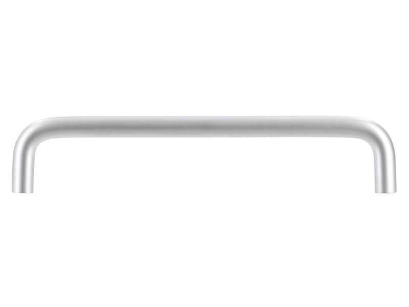 Meubelgreep mat chroom U-model 128mm 136x8x27mm