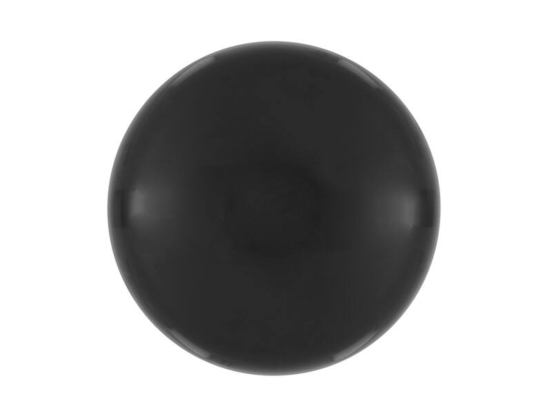 Meubelknop zwart kunststof 32mm 32x32x27mm