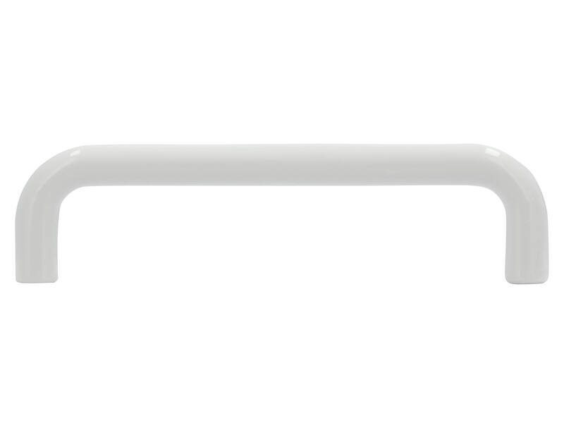 Meubelgreep wit U-model 96mm 104x8x27mm