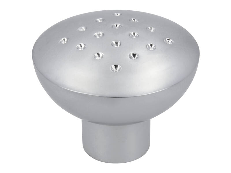 Meubelknop mat chroom 34mm 33x33x27mm