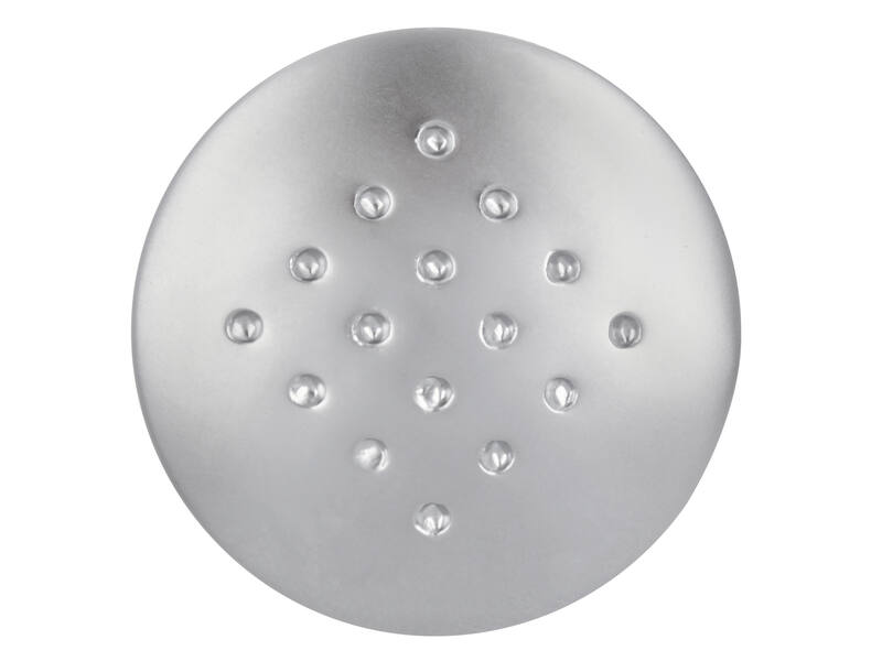 Meubelknop mat chroom 34mm 33x33x27mm