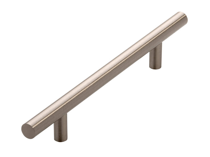 Meubelgreep RVS look 128mm 208x12x32mm