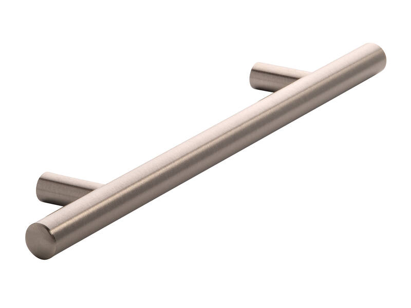 Meubelgreep RVS look 128mm 208x12x32mm